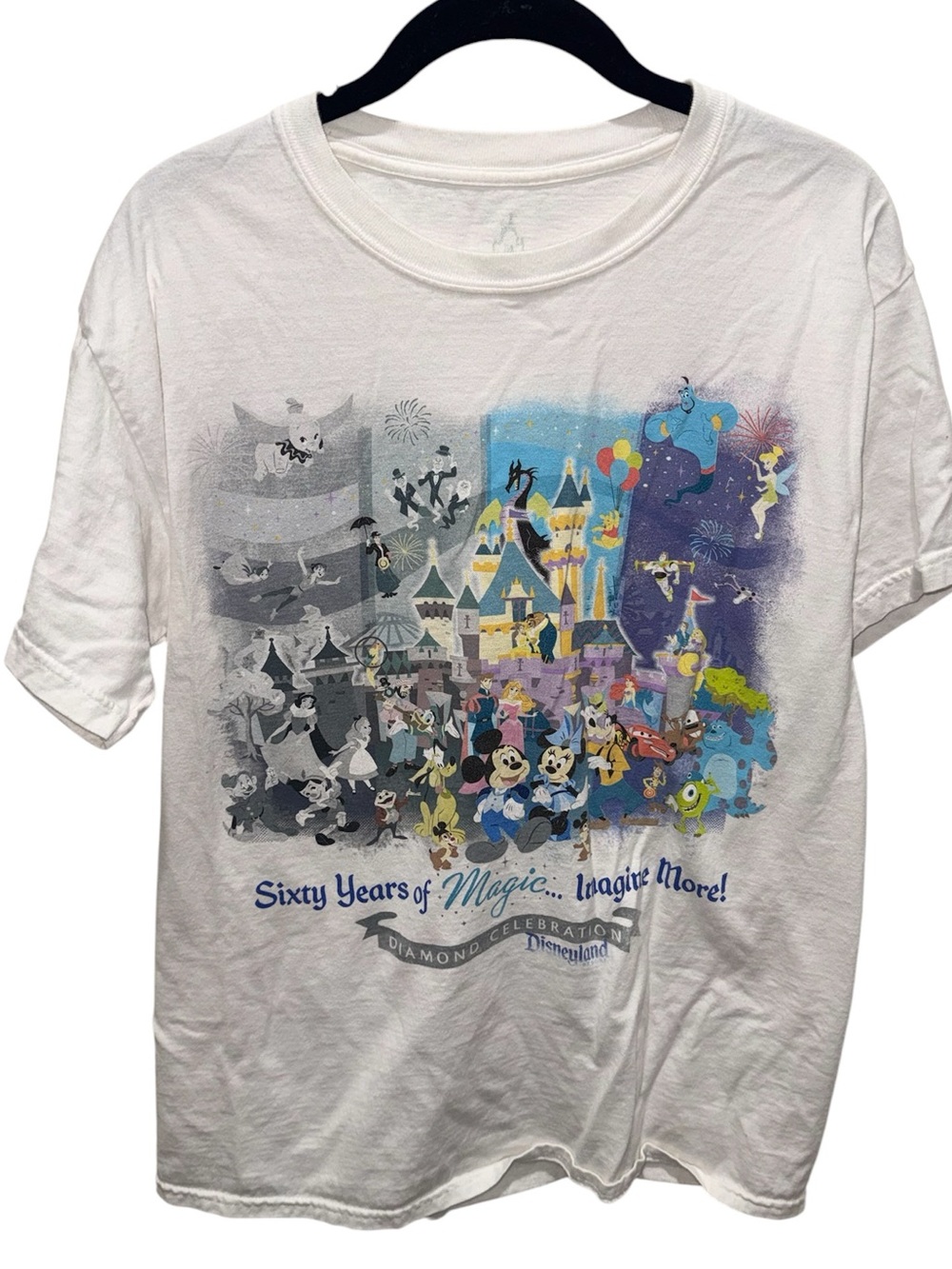 Vintage Disney Disneyland 50th Anniversary T Shirt Medium Rare Limited Edition